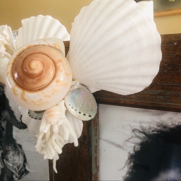 Rustic Wood SEASHELL 8x10 PHOTO FRAME - Picture 6 of 11